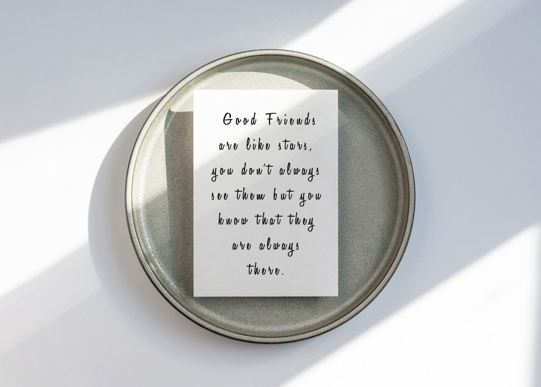 Good Friends Are Like Stars Trinket Dish - UK