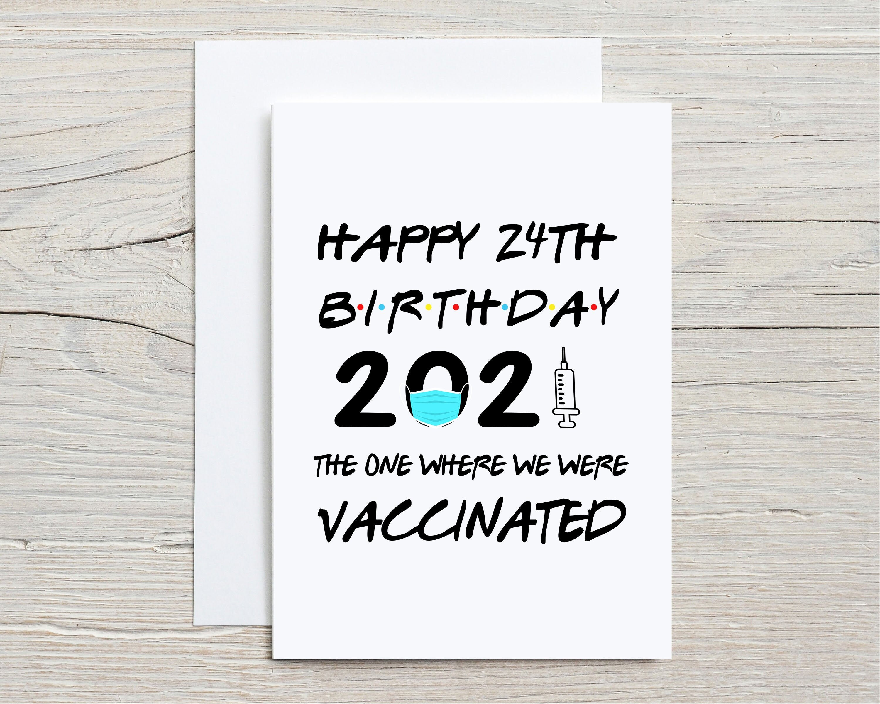 Funny 24th year olds happy birthday card happy birthday card Etsy