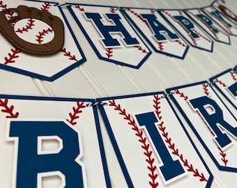 Baseball Birthday Banner | Baseball Birthday Decor | Rookie of the Year Birthday | Custom Baseball