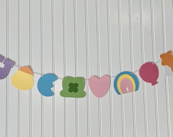 Glücksbringer Marshmallow Banner | Glückspilz | St. Patricks Day Dekoration | Fotorequisite