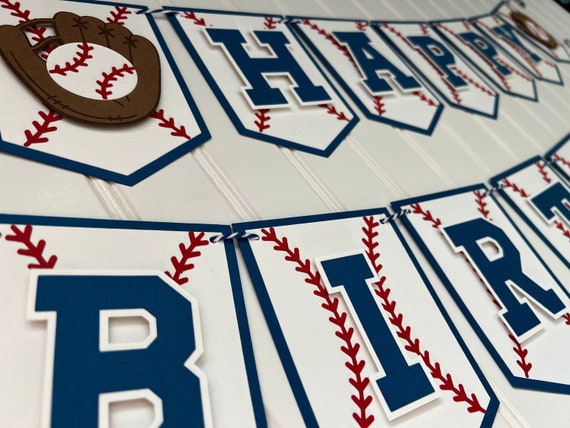 Baseball Birthday Banner | Baseball Birthday Decor | Rookie of the Year Birthday | Custom Baseball