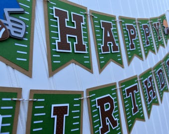 Football Birthday Banner | Football Birthday Decor | Rookie of the Year Birthday | Custom Football