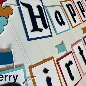 Disneyland Birthday Banner | Disneyland Party | Disneyland First Birthday | Disney Birthday Decor image 3