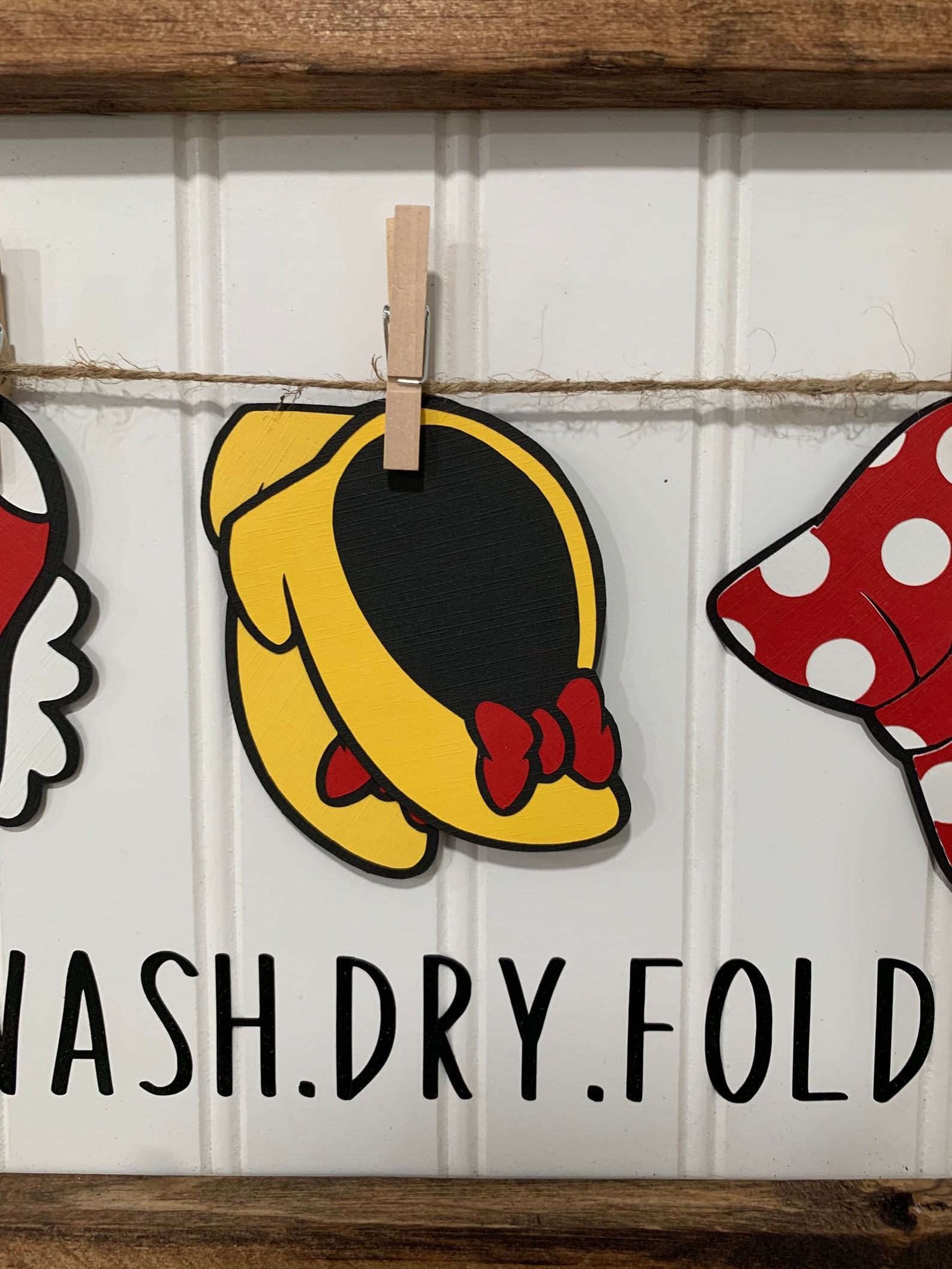 Minnie Laundry Room Sign/Disney Home Decor/Disney Lovers Etsy