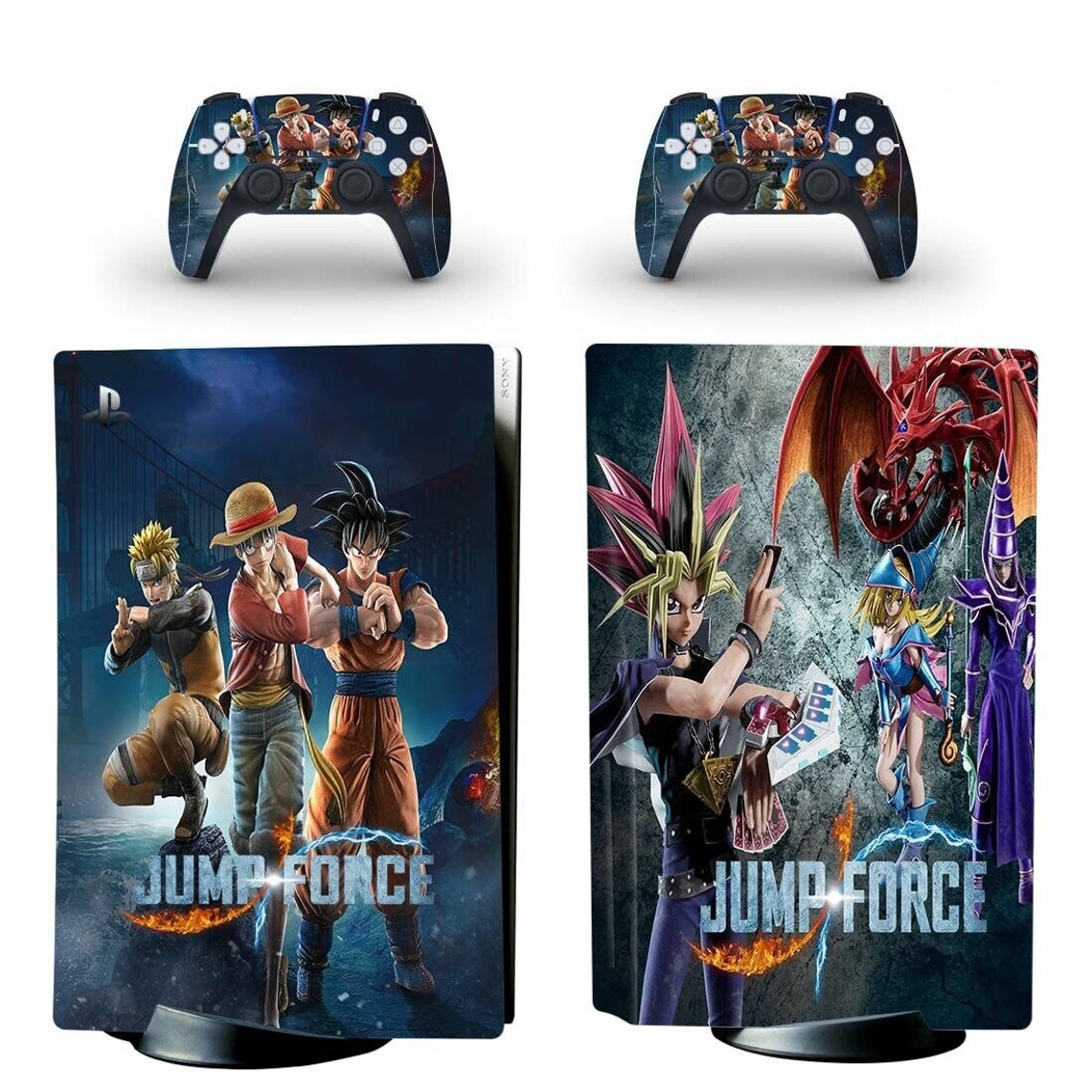 JUMP FORCE Sony PS5 Standard Disc Edition Vinyl Protective Etsy