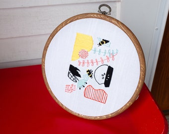 Apple Blossom | Hand Embroidery | Abstract Embroidery