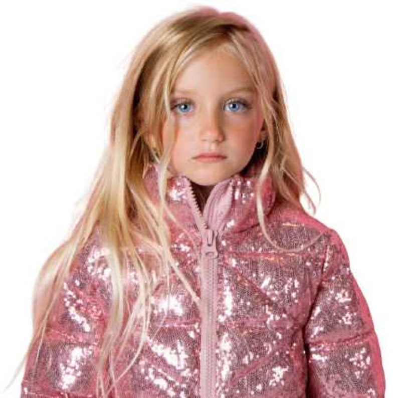 sequin winter coat