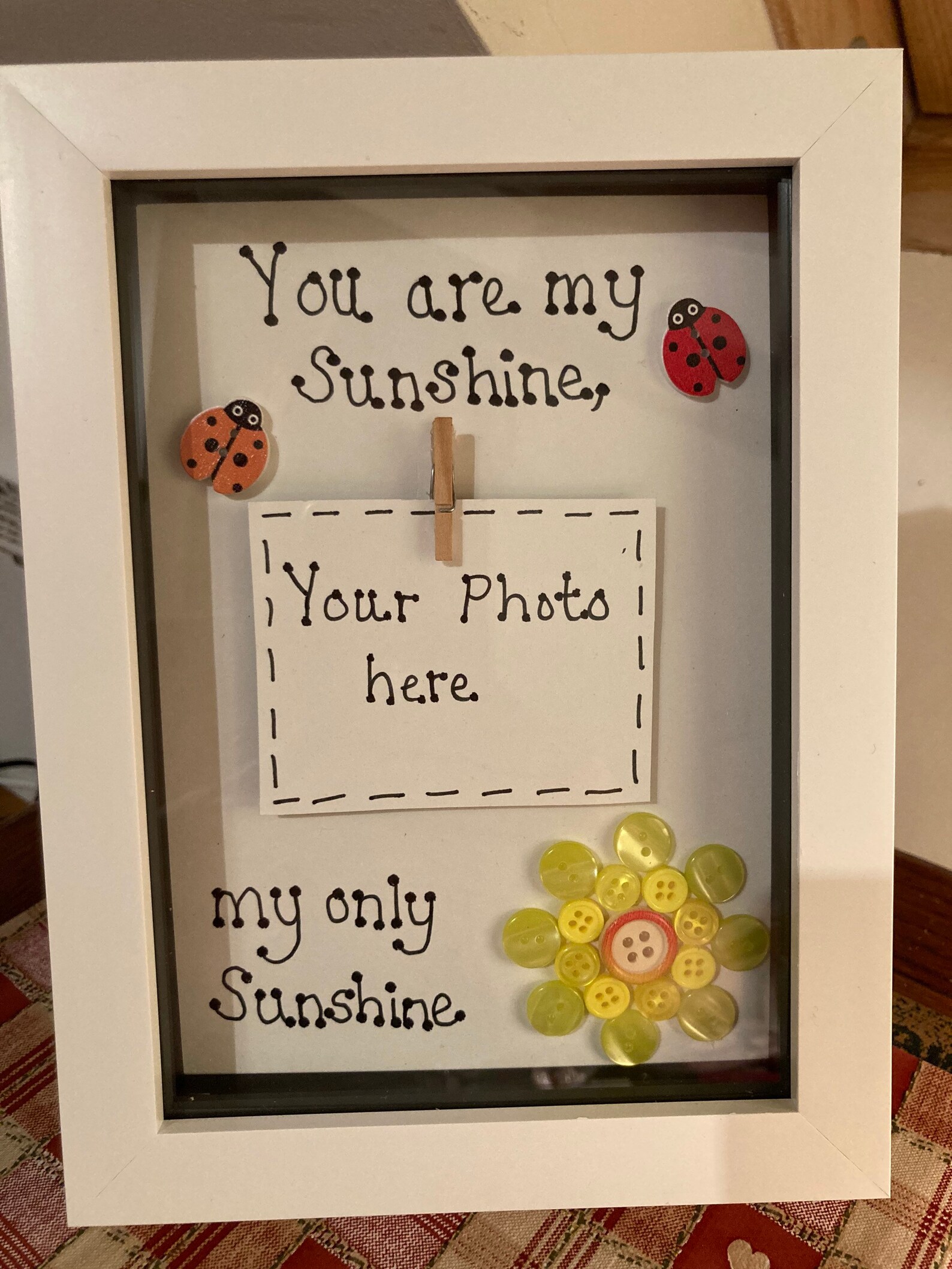 You Are My Sunshine Photo Frame Etsy