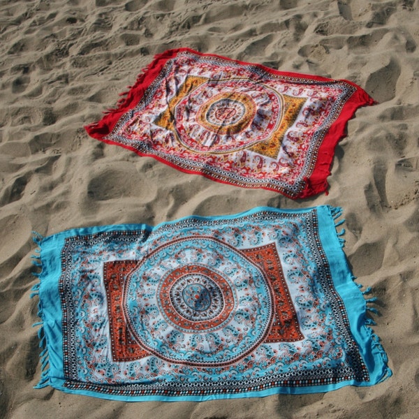 Canggu - Sarong fait à la main de Bali - Paréo, Couverture, Serviette de plage, Serviette de randonnée, Couverture de pique-, Foulard, Châle