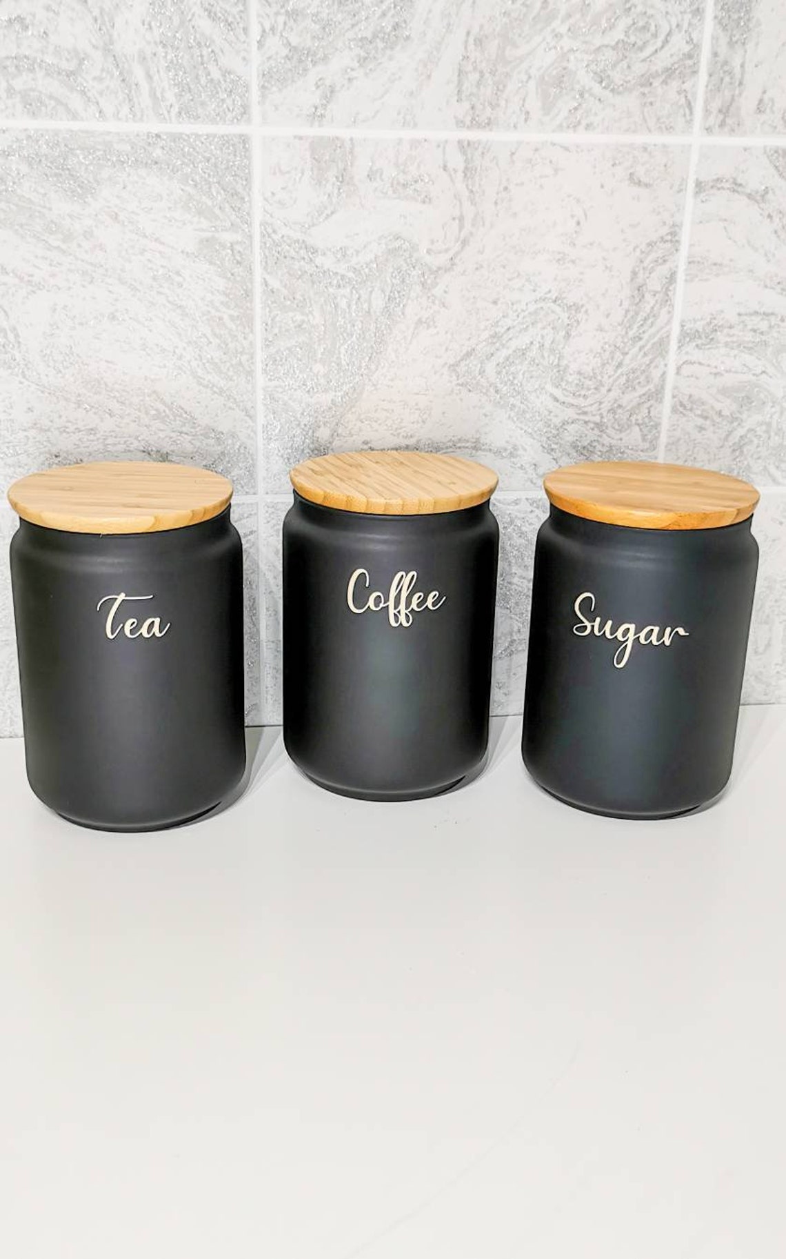 Botes de azúcar de café de té tarros de almacenamiento tarro | Etsy