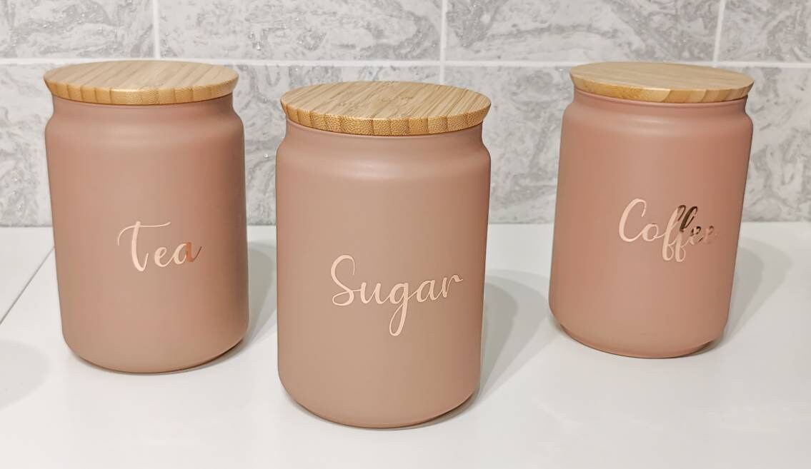 Botes de azúcar de café de té tarros de almacenamiento tarro | Etsy