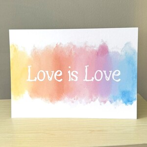 Love is Love Watercolour Print