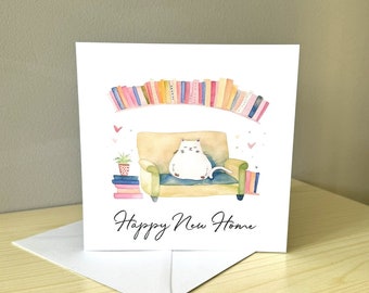 Happy New Home Cat Card