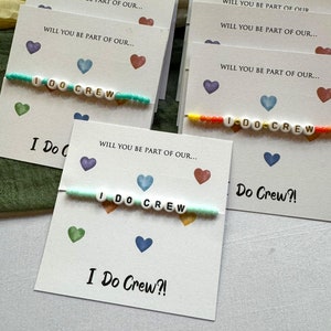 Ferez-vous partie de notre équipe I Do ? Bracelet - Cadeau de mariage LGBTQ+ pour personnes du même sexe