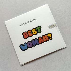 Word jij mijn beste vrouw? Kaart - LGBTQ+ huwelijksfeestkaarten van hetzelfde geslacht