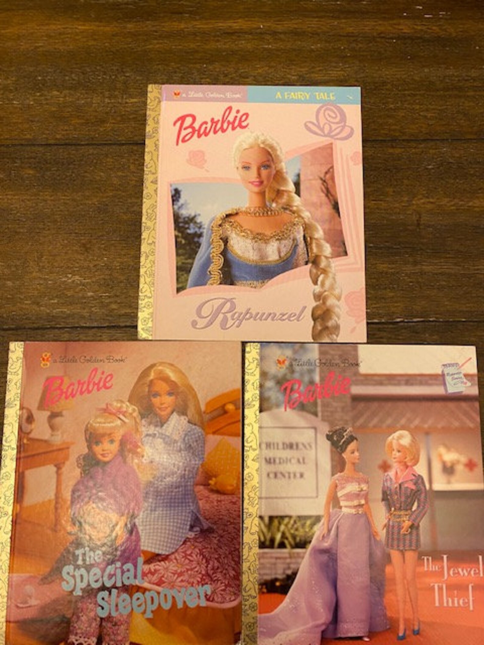 Vintage barbie books little golden books Rapunzel barbie | Etsy