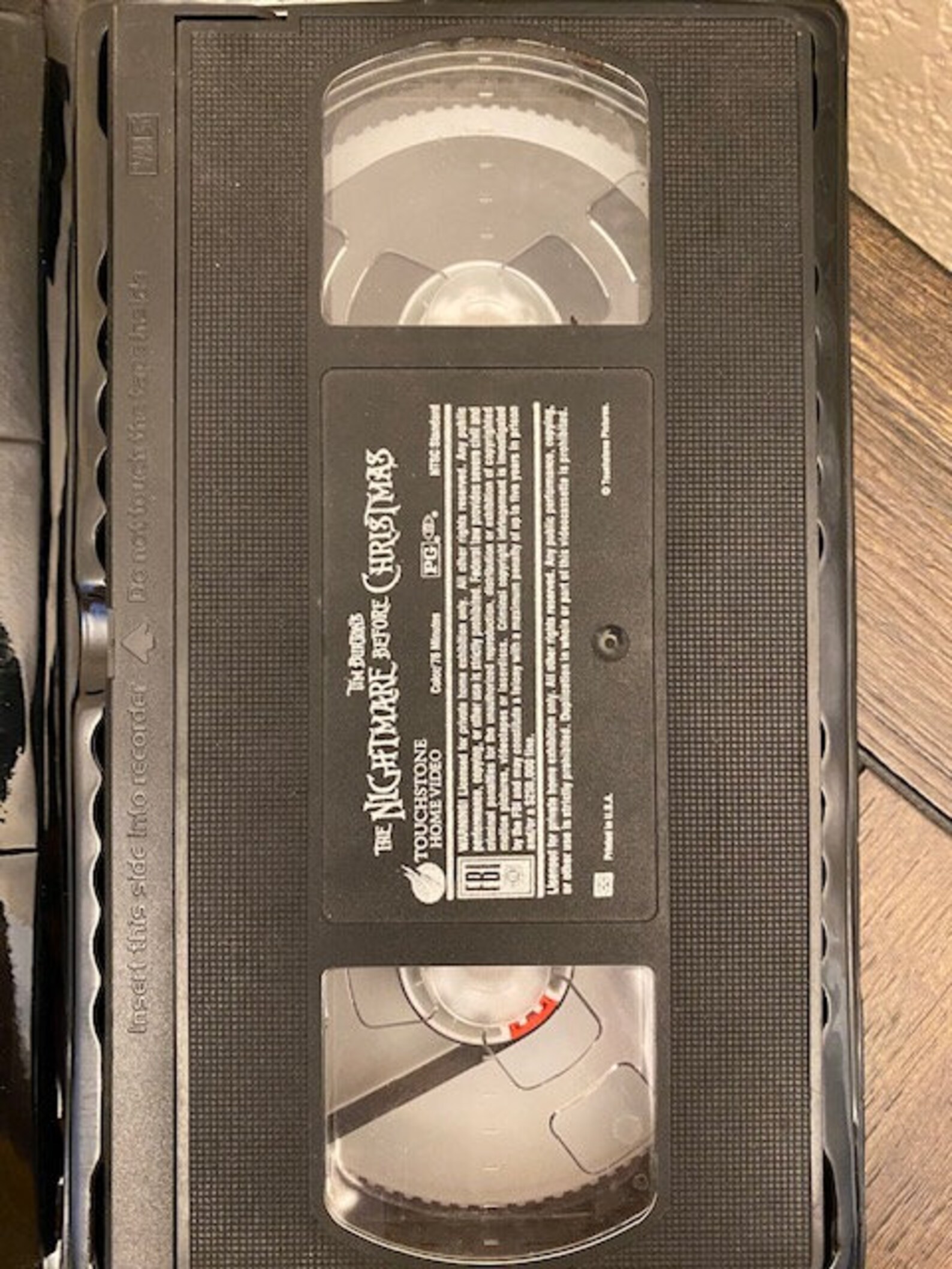 Tim Burton's The Nightmare Before Christmas VHS Tape | Etsy