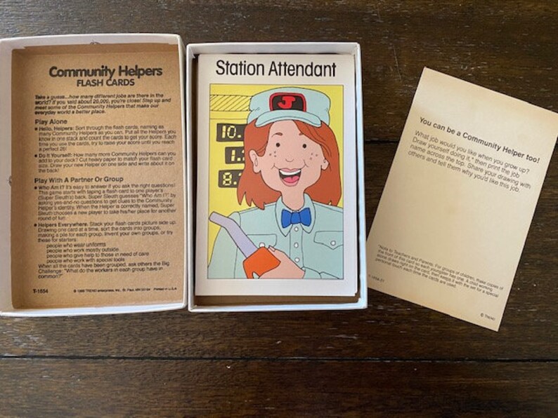 Vintage 1986 Trend Enterprises Community Helpers Fun To Know Etsy vintage-1986-trend-enterprises-community-helpers-fun-to-know-etsy