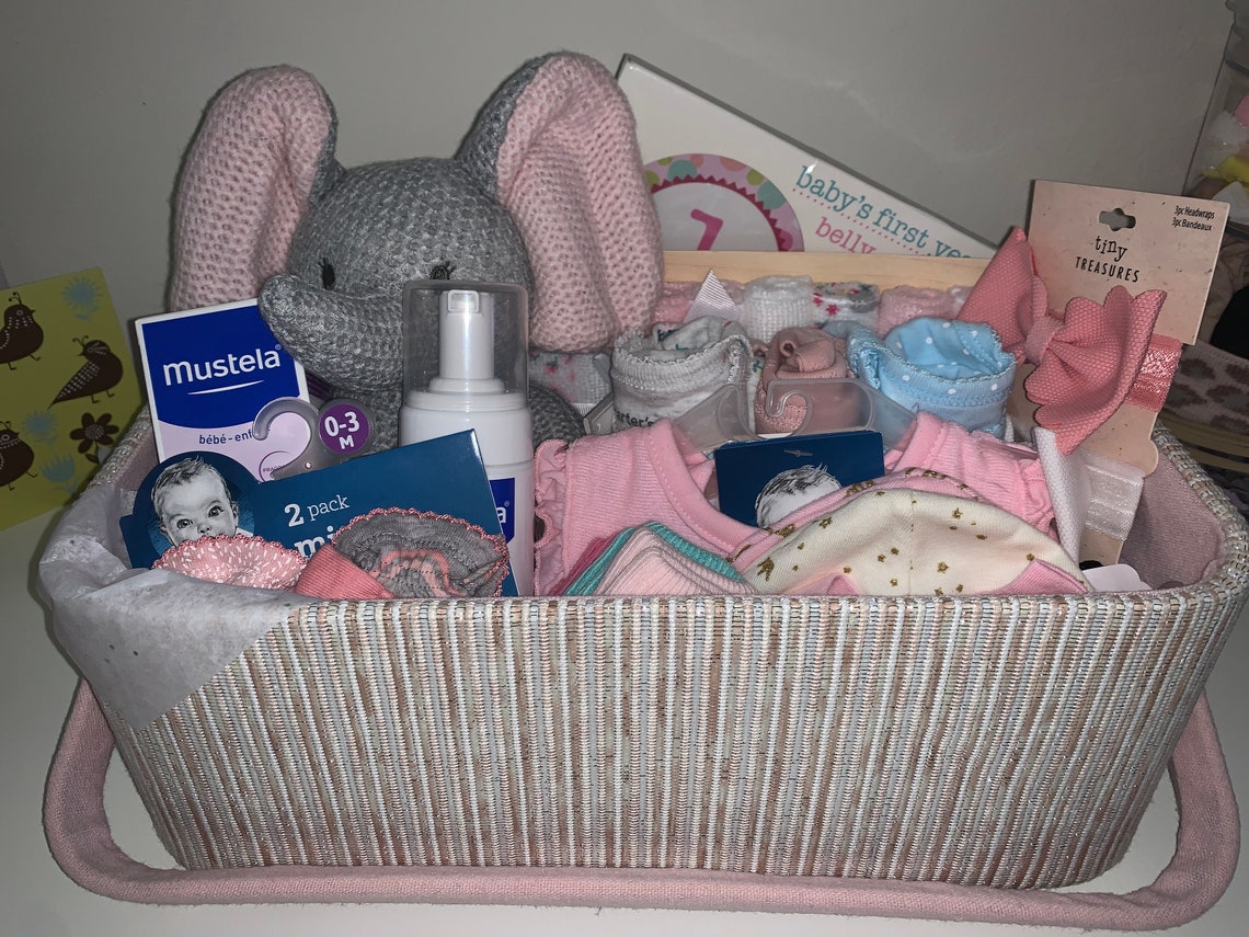 Customizable diaper caddy gift baskets Etsy