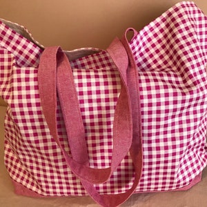 Praktisches Geschenk für Mama, Einkaufstasche / Einkaufstasche, Tasche für den täglichen Gebrauch, wiederverwendbare waschbare Tasche, gefütterte große Einkaufstasche, umweltfreundliche Tasche
