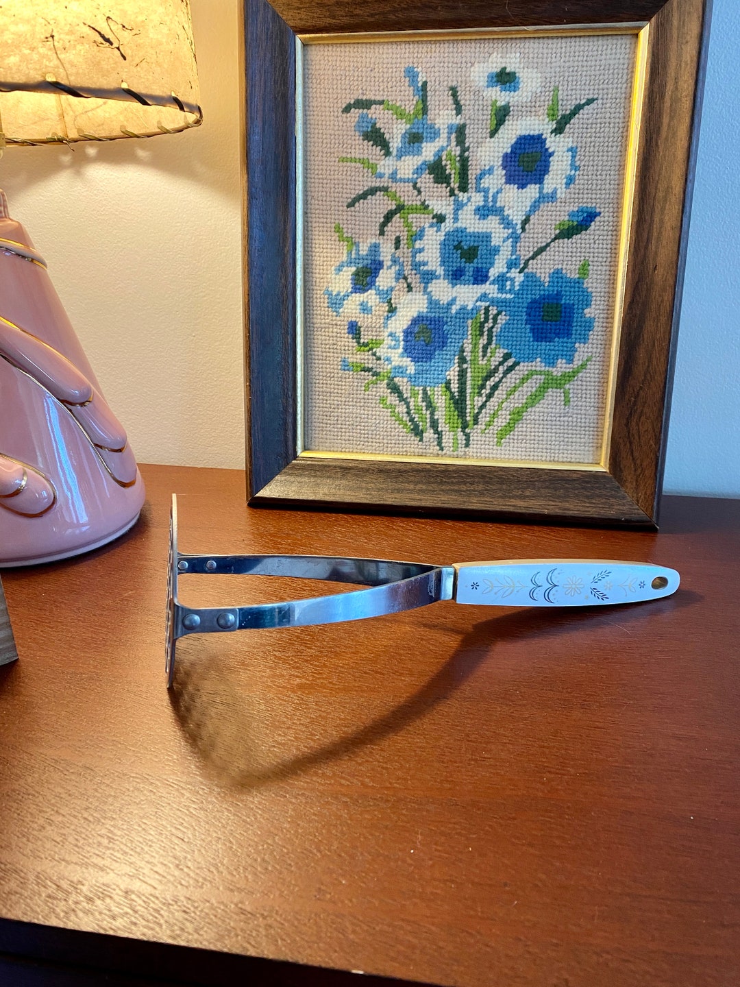 Vintage Flint Potato Masher Harvest Wheat Stainless Steel USA Etsy