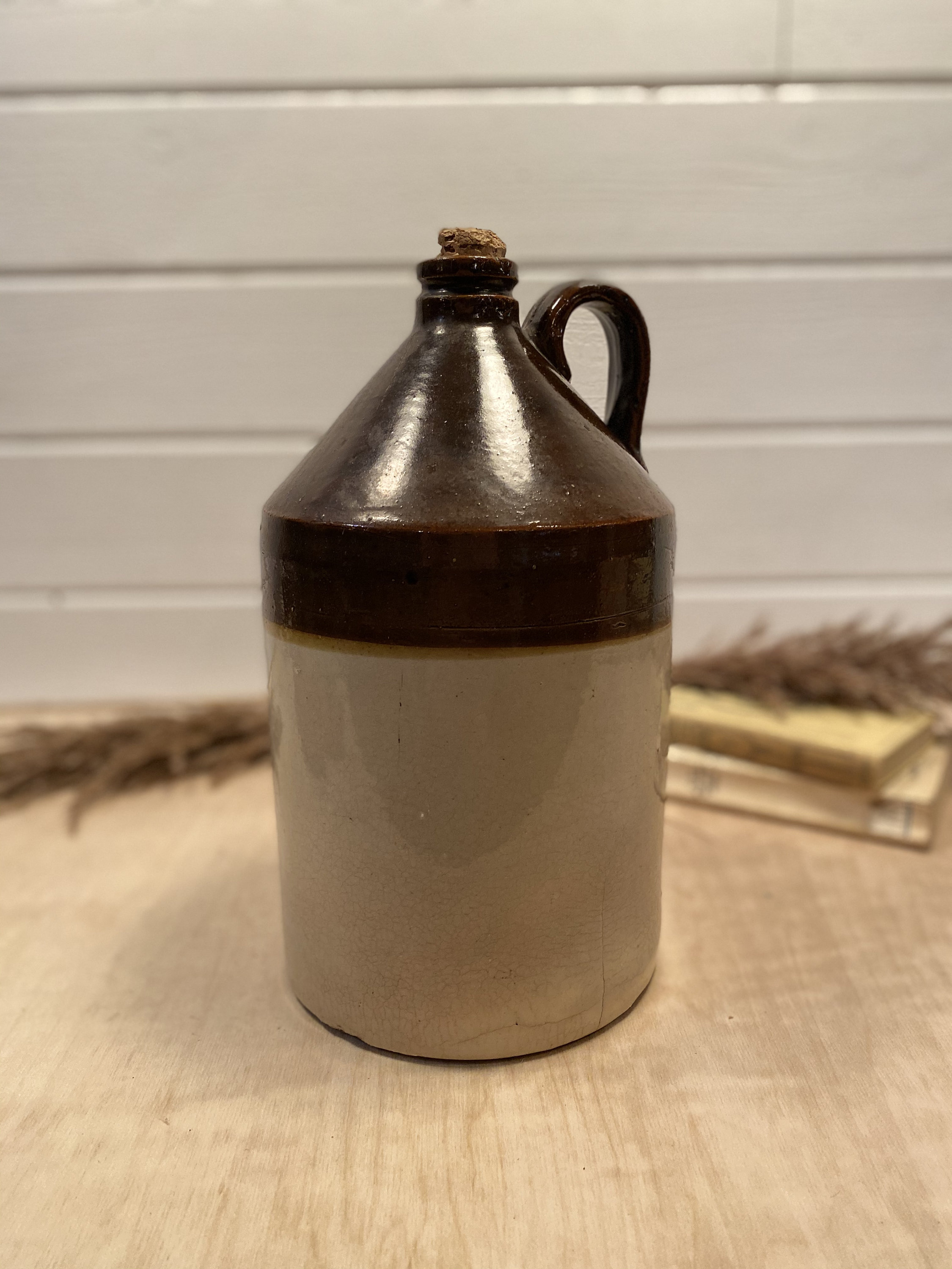 2E12 L Antique Crock L Whisky Jug L Ceramic Moonshine Bottle L Etsy
