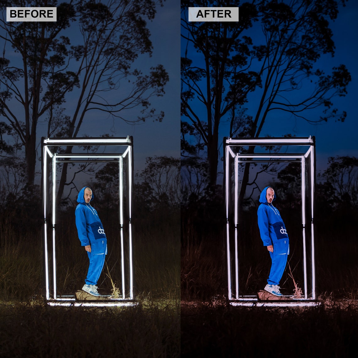 Night Preset Mobile & Desktop Lightroom Presets Night Preset Etsy