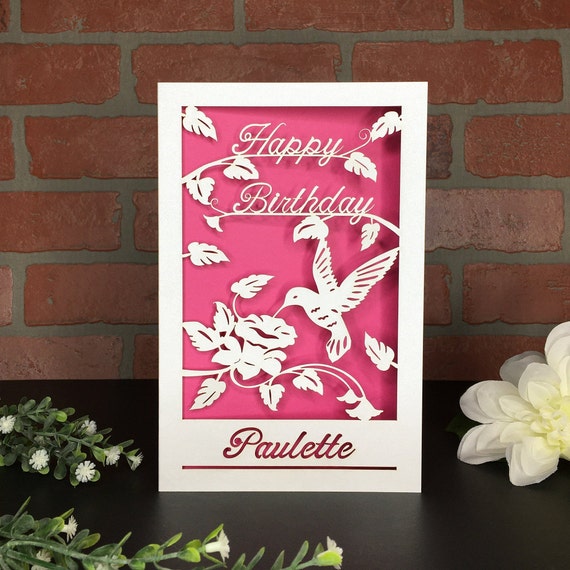 Carte Personnalisee De Joyeux Anniversaire Papercut Carte Etsy Canada Carte Personnalisee De Joyeux Anniversaire Papercut Carte Etsy Canada