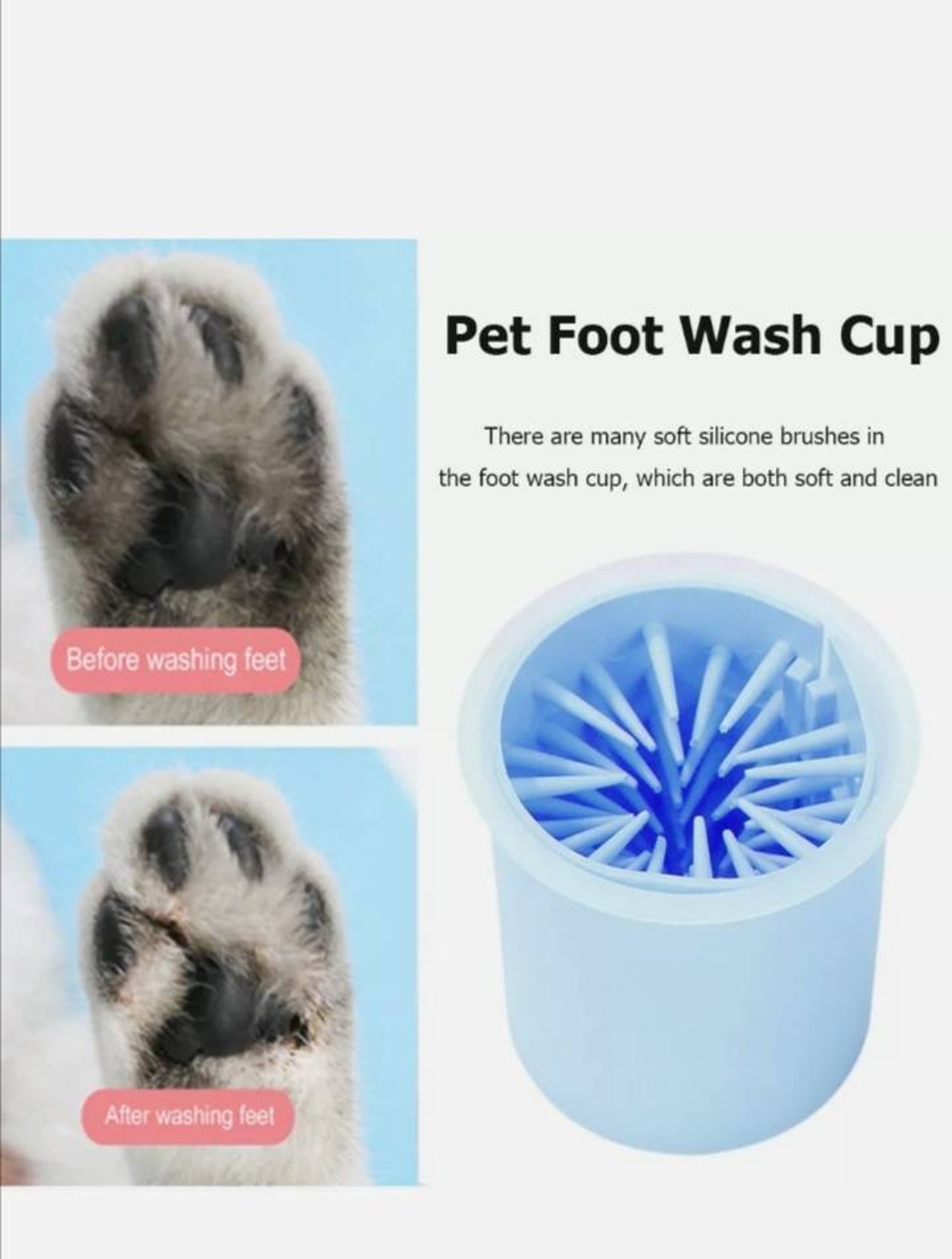 Puppy dog paw cleaner health and wellbeing organic safe no Etsy