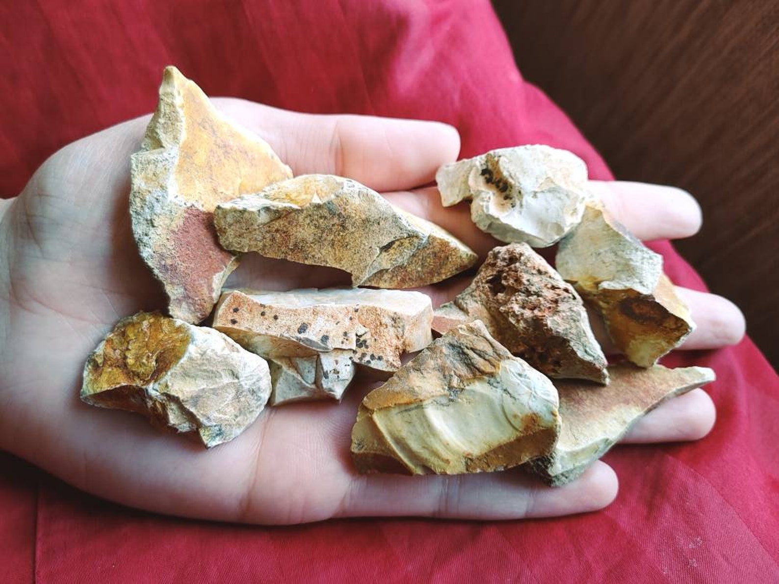 Chert/Flint Mixed Lot Chert Stones Home Accents Flint Etsy