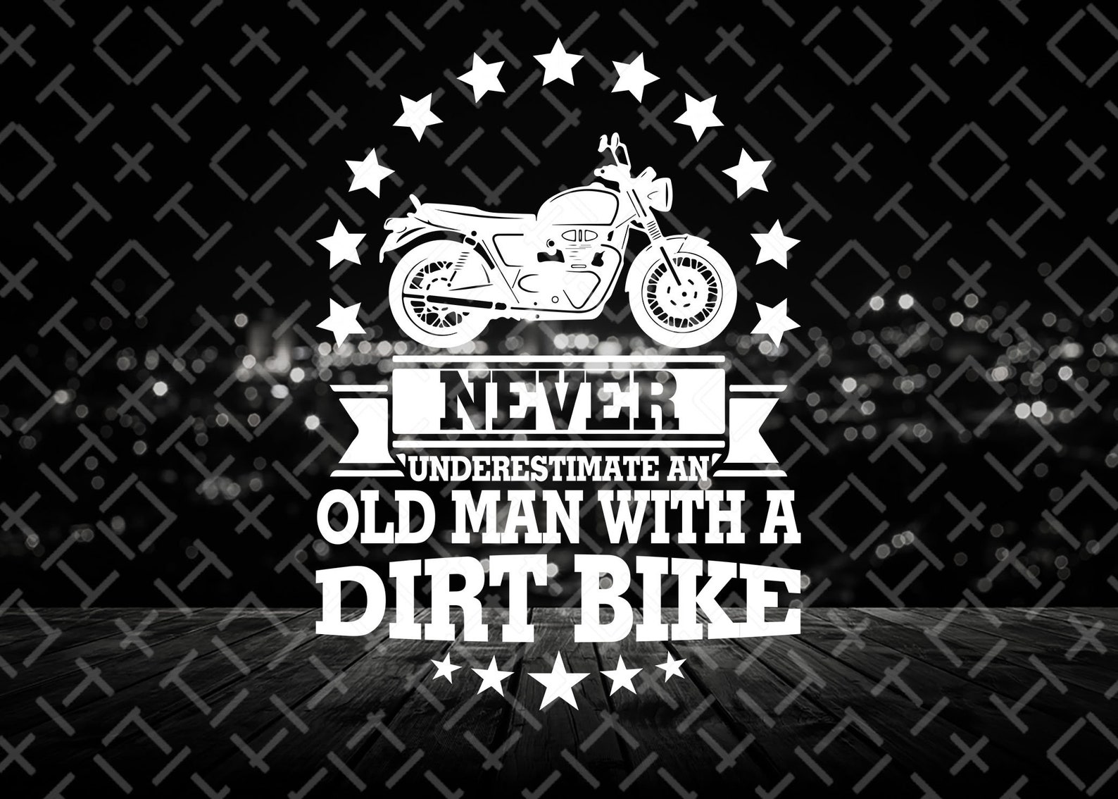 Never Underestimate an Old Man with a Dirt Bike Gift Shirt | Etsy
