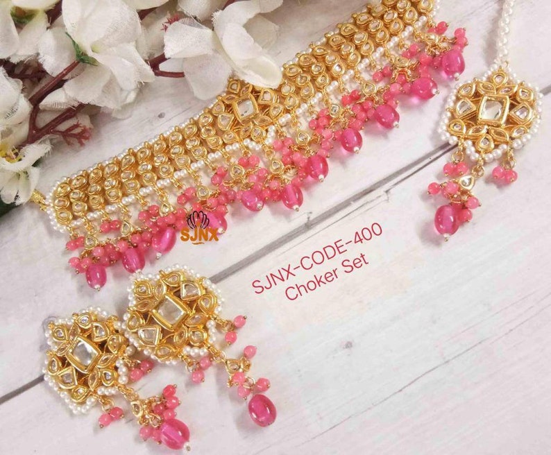 wedding setkundan necklace combo Rajwada Haar Kundan Necklace,Rajsathani jewelry Indian jewelry,Sabyasachi wedding necklace,kundan choker