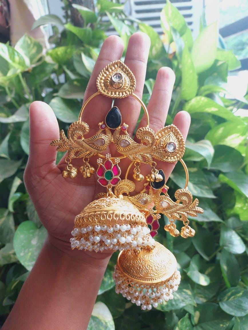 Meesho Elite Glittering Jewellery Set Meesho Earrings For Girls