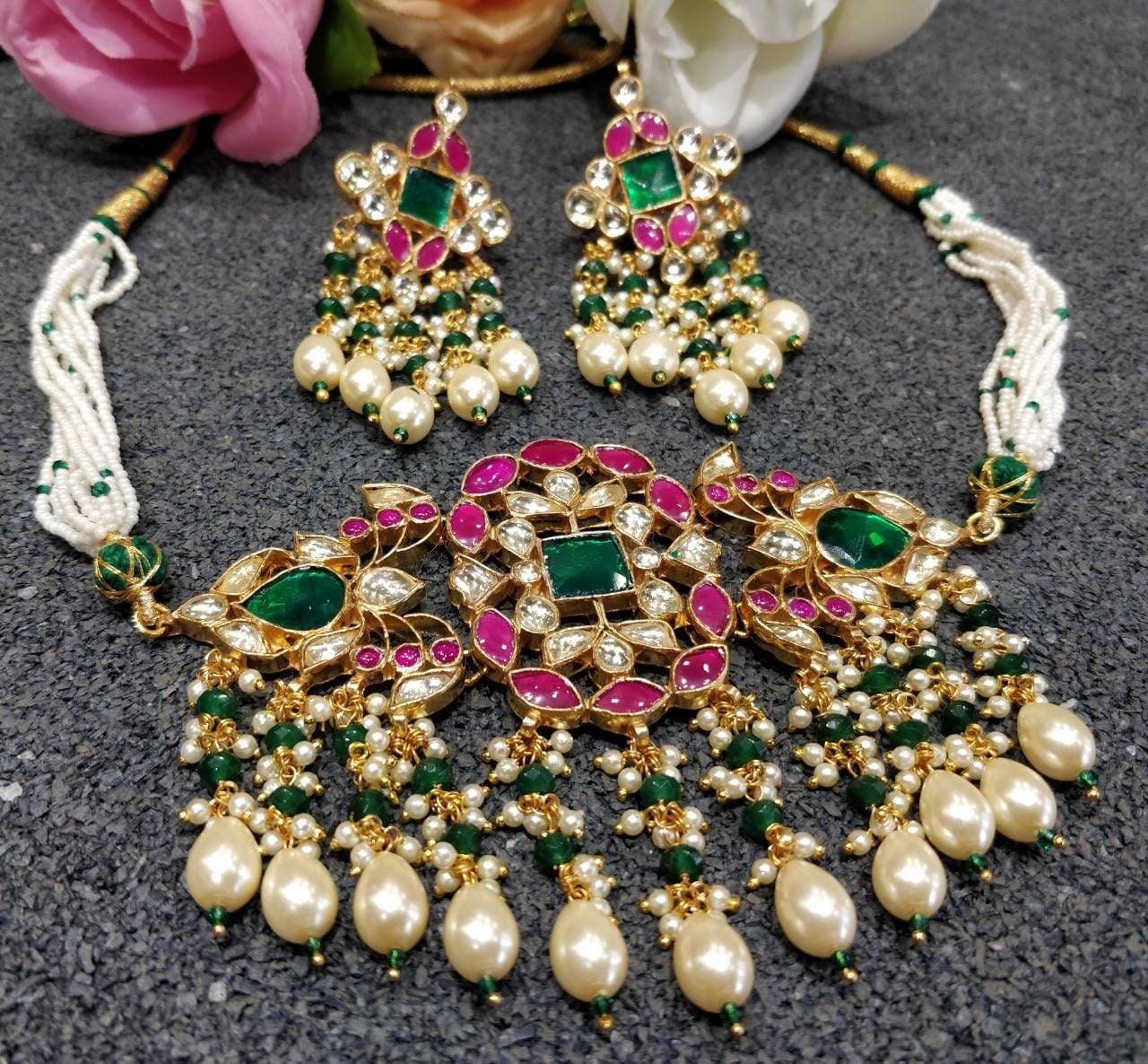 Pachi on sale kundan necklace