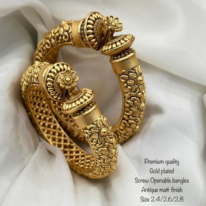 Traditional Gold Plated Antique Pacheli Bangles,Bangles set, Handcrafted Bangles,Jadau meenakari bangles,stone Bangles,designer bracelets