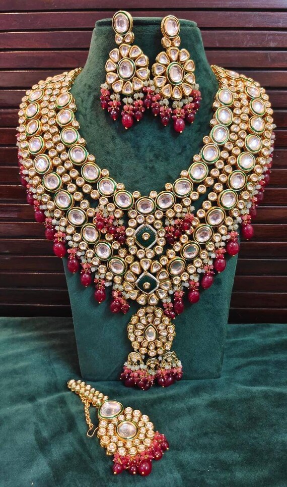 Meena kundan set discount