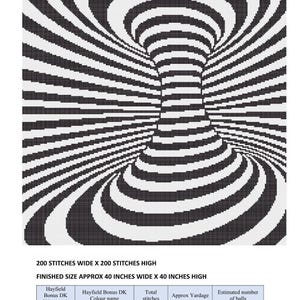 Vortex Illusion Crochet Pattern Download