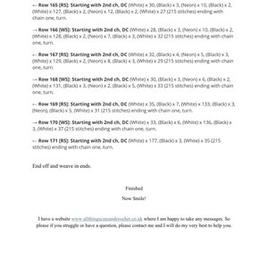 Personalised Sc Crochet Pattern Download Etsy