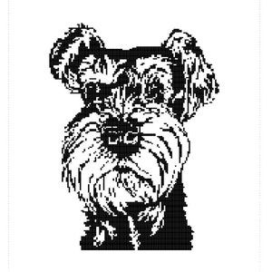 Schnauzer SC Crochet Pattern Download