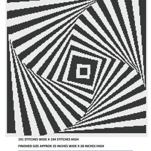 Vortex Illusion Crochet Pattern Download