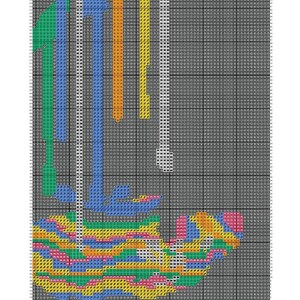 Dripping Rubik's Cube C2C Crochet Pattern Download - Etsy