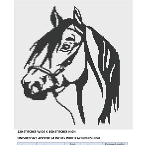 Modèle de cheval au crochet C2C à télécharger