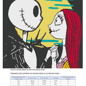 Jack and Sally SC Crochet Pattern Download