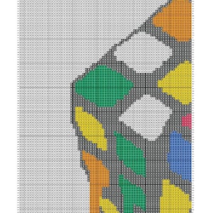 Dripping Rubik's Cube C2C Crochet Pattern Download image 4