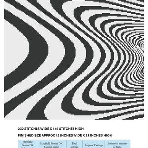 Vortex Illusion Crochet Pattern Download