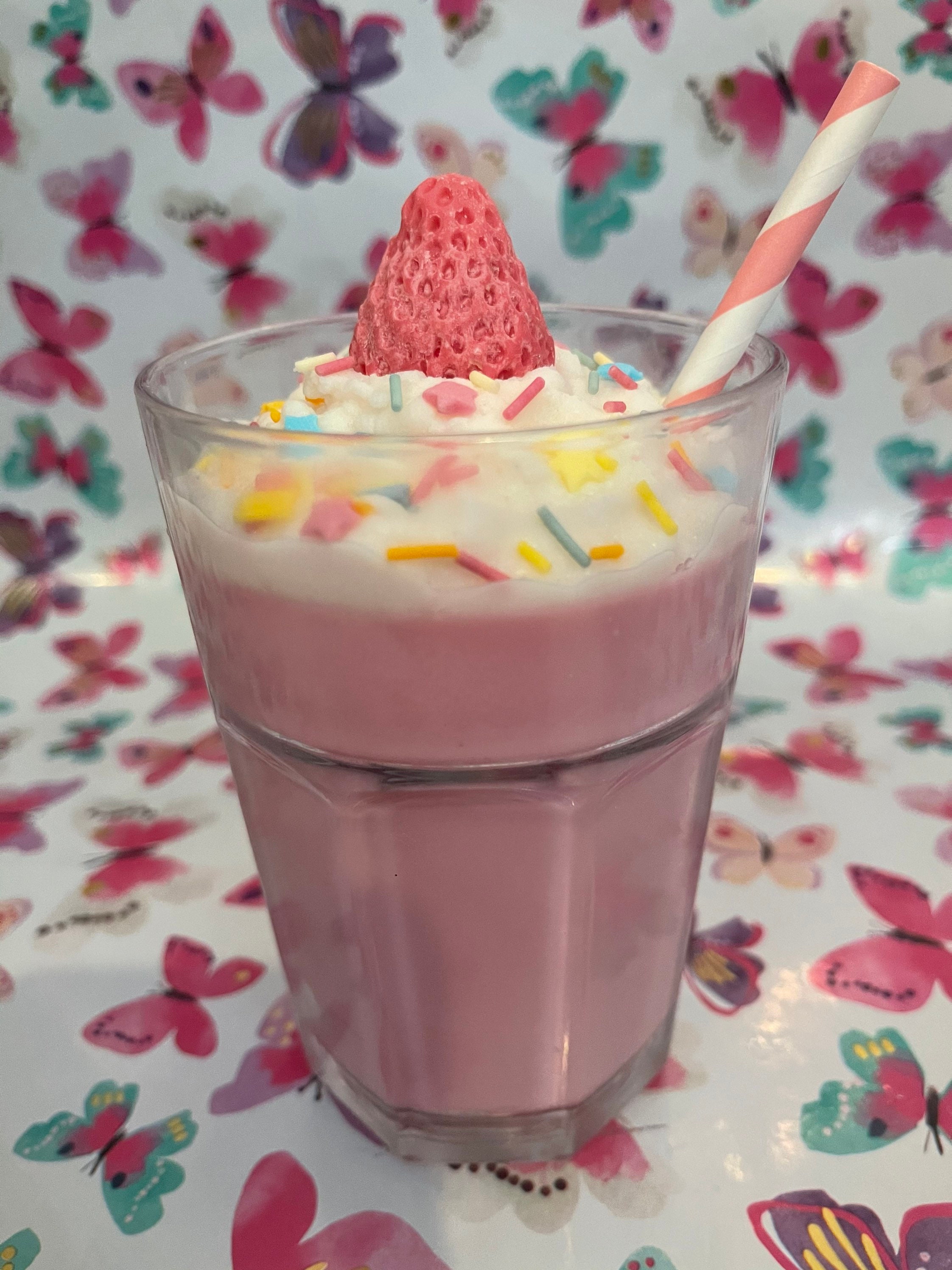 Milkshake Candle Etsy