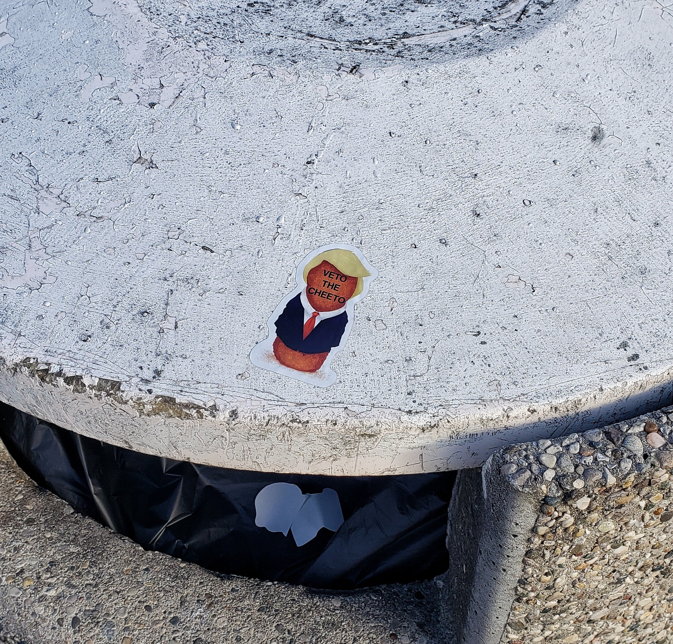 Limited Edition VETO THE CHEETO Face “forgotten Cheeto” 3 Inch, Die Cut ...