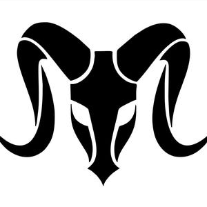 Aries zodiac sign vinyl decal sticker wall door window car van bike lorry home decoration