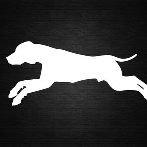 Foxhound dog breed pet vinyl decal sticker wall door window car van bike lorry home decoration