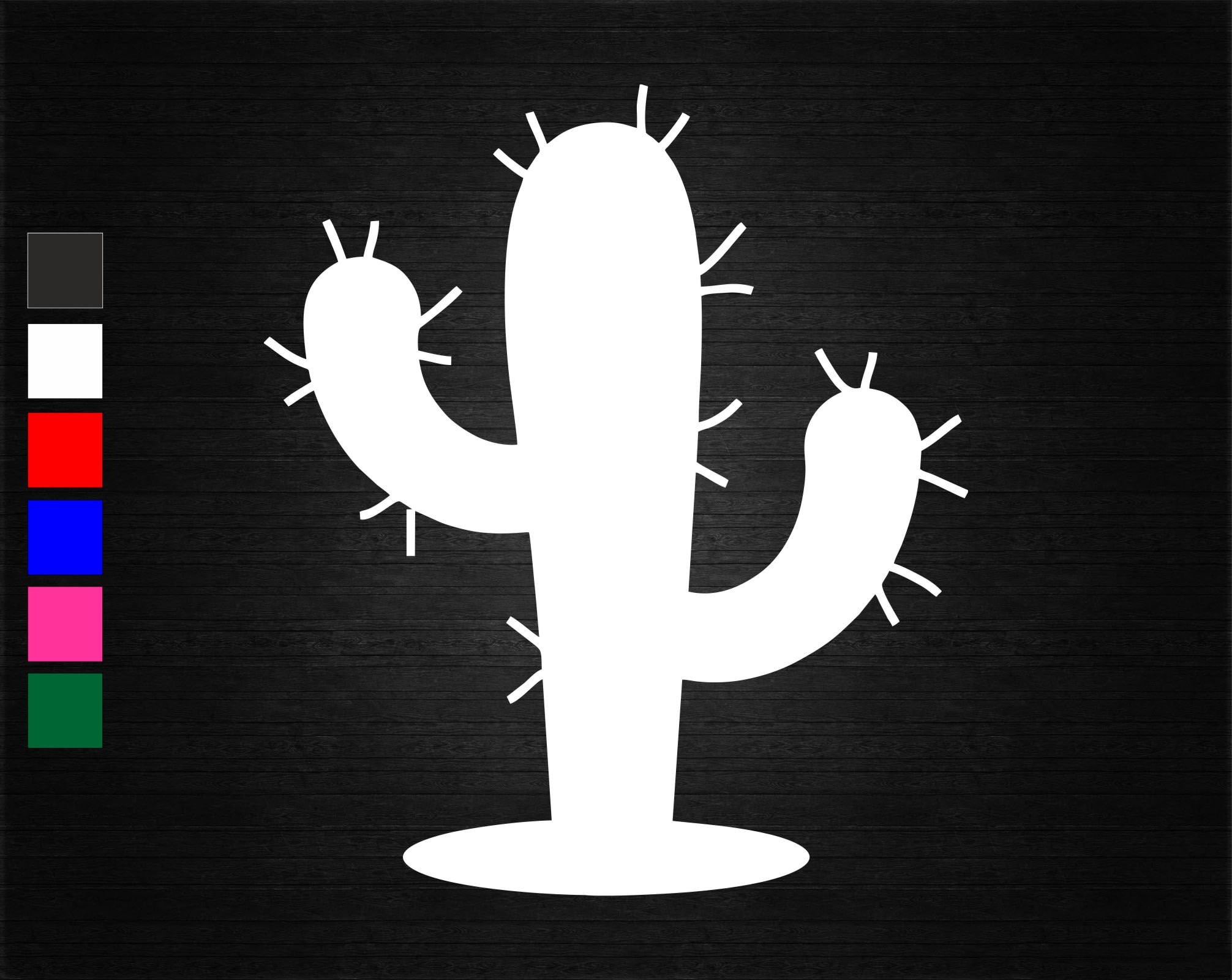 Cactus Vinyl Decal Sticker Wall Door Window Car Van Bike Lorry Etsy UK
